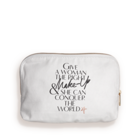 1ST EDITION MAKE-UP-TASCHE LIPPENMUSTER-CANVAS-MAKE-UP-TASCHE