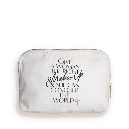 1ST EDITION MAKE-UP-TASCHE LIPPENMUSTER-CANVAS-MAKE-UP-TASCHE