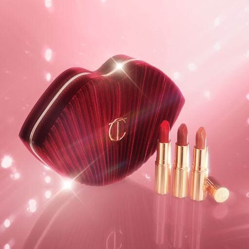 HOT LIPS BAG – KOSMETIKTASCHE & LIPPEN-SET